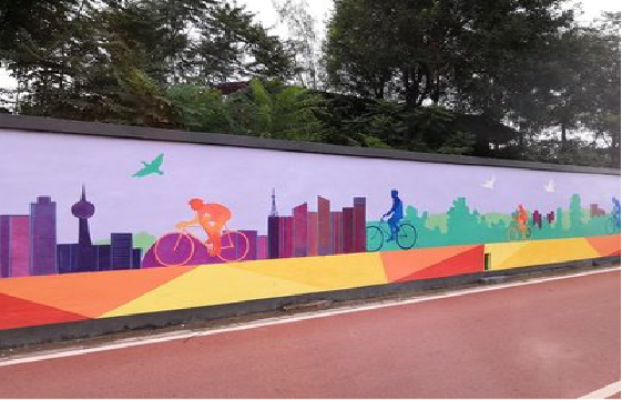 安宁墙体彩绘-围墙