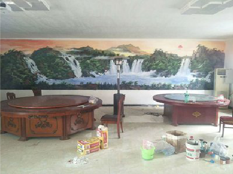 安宁墙绘-写实风景