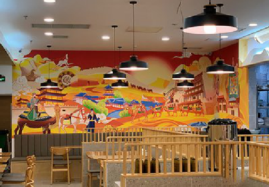 安宁商业空间彩绘介绍。