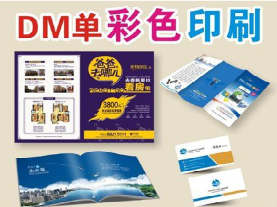 安宁单页印刷，色彩搭配简单。