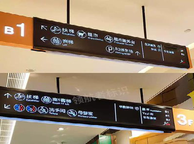 安宁如何通过商场标识牌引导客流分布？